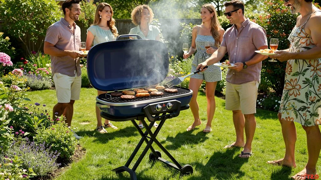 Paite Foldable Gas BBQ Grill with Wheels 2015 — 4
