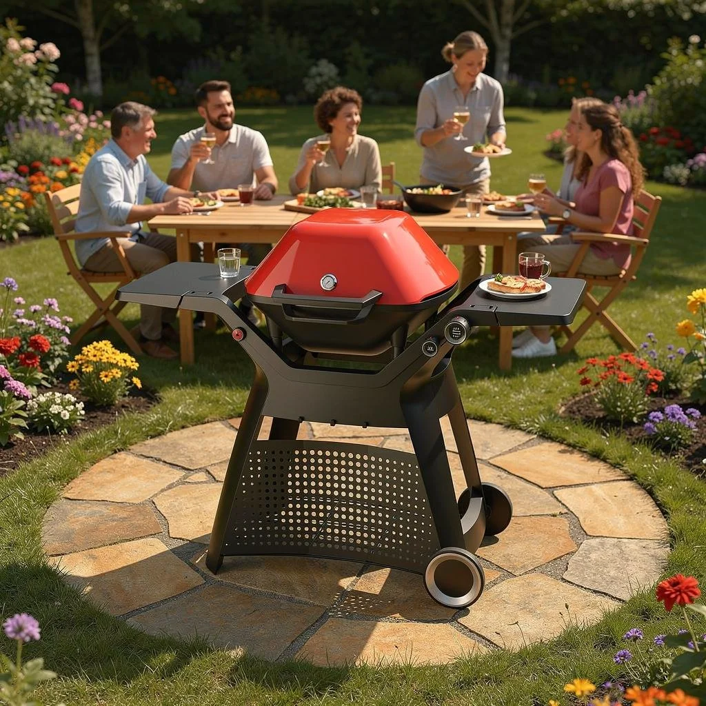 Paite Portable Gas BBQ Grill with Wheels 2019