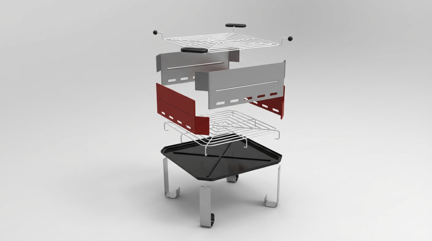 Homey Houseware portable bbq 2010 — 3
