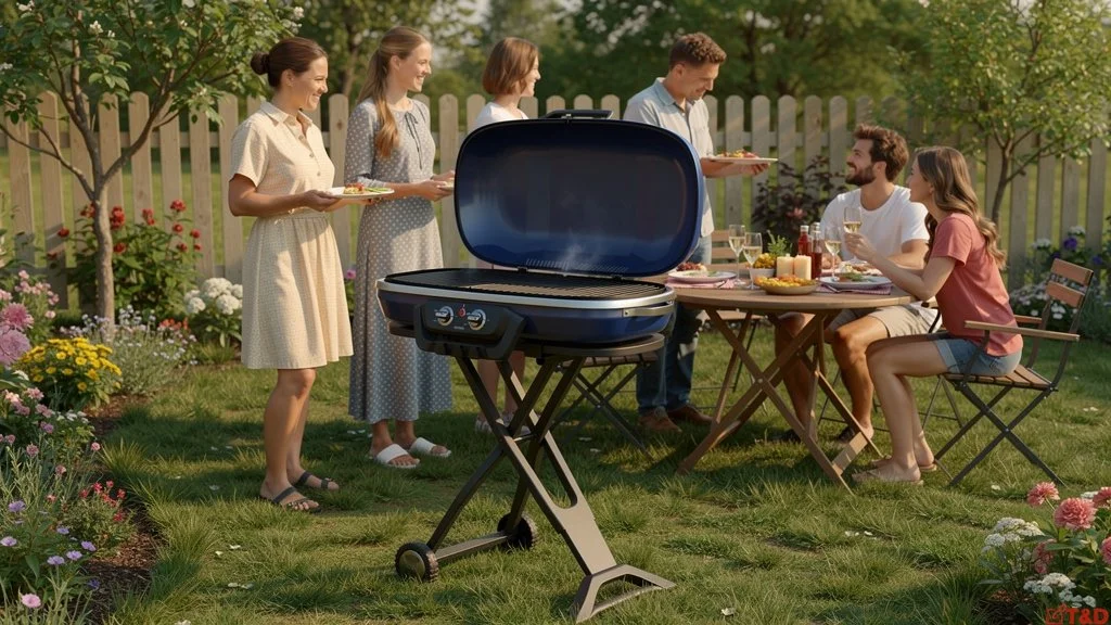 Paite Foldable Gas BBQ Grill with Wheels 2015 — 3