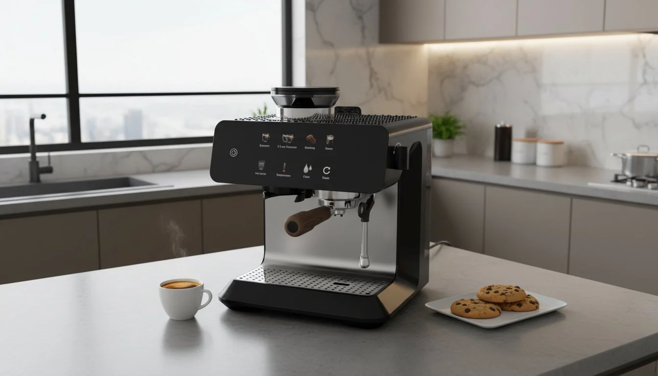 Liantek BaristaPro Semi-Automatic Coffee Machine with Grinder 2023 — 6