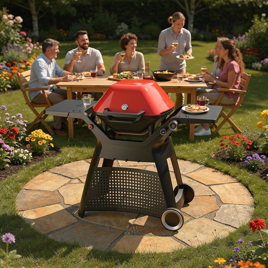 Paite Portable Gas BBQ Grill with Wheels 2019 — 2