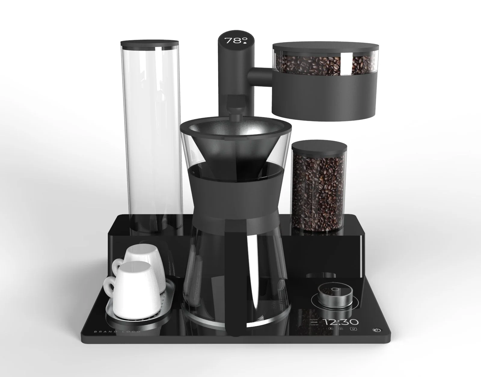 Java Wanshida Specialty Drip Coffee Maker with Built-in Grinder 2021 — 6