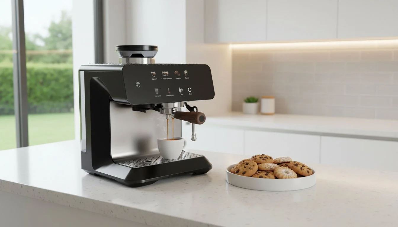 Liantek BaristaPro Semi-Automatic Coffee Machine with Grinder 2023 — 5