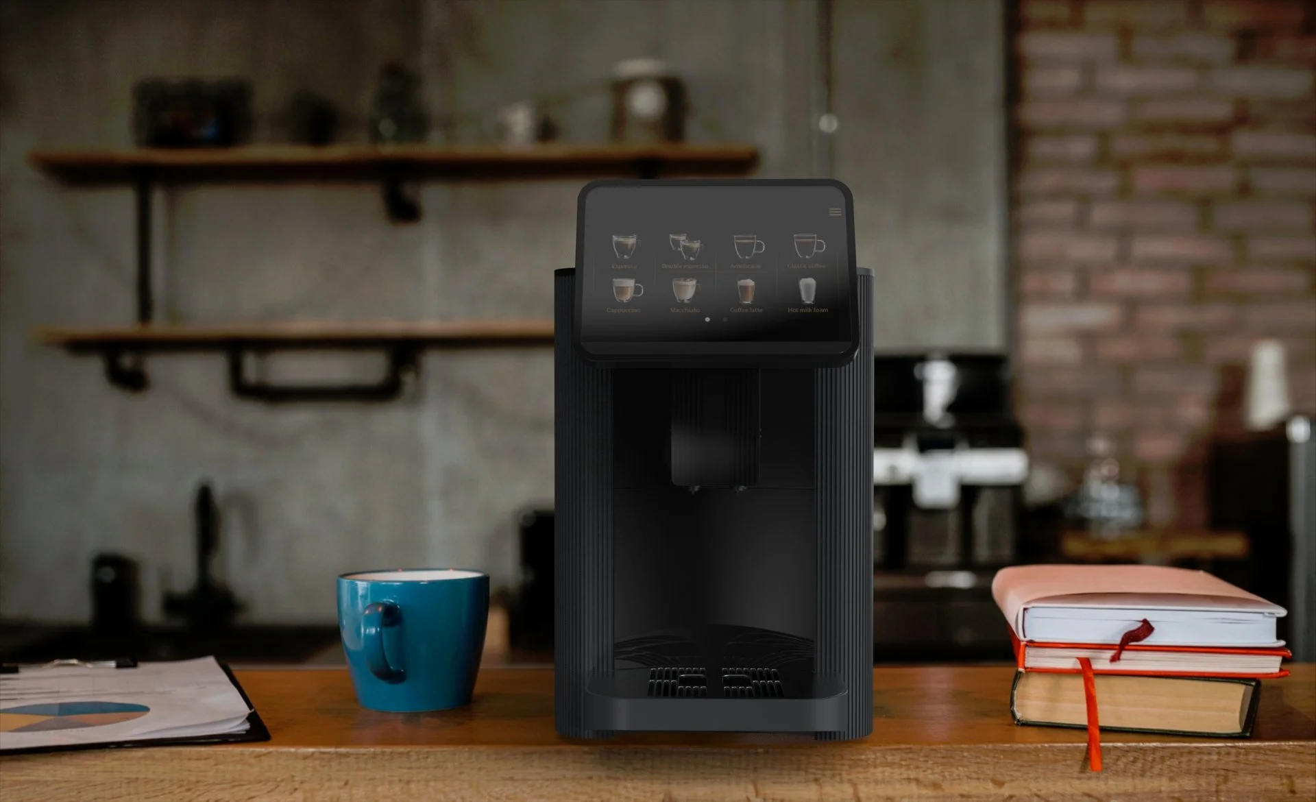 Wesdermo Full Automatic Coffee Machine with Milk Cooler 2023 — 4
